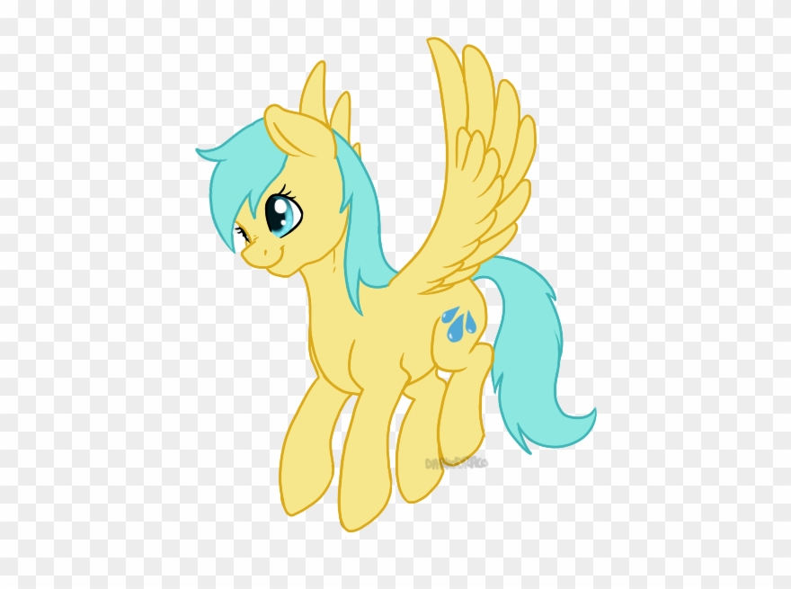 Darkodraco, Female, Flying, Mare, Pegasus, Pony, Safe, - Cartoon Clipart