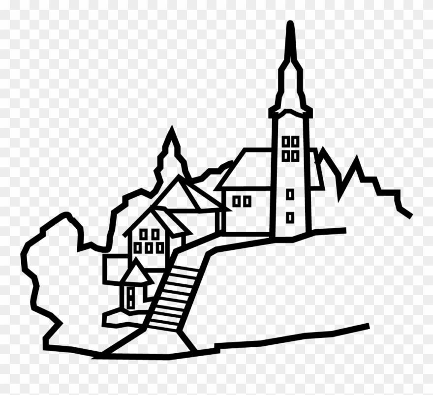 Bled Lake Bled - Illustration Clipart