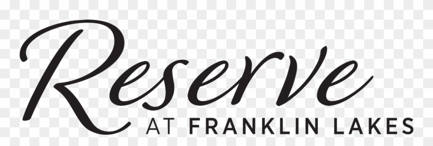 Reserve At Franklin Lakes - Calligraphy Clipart