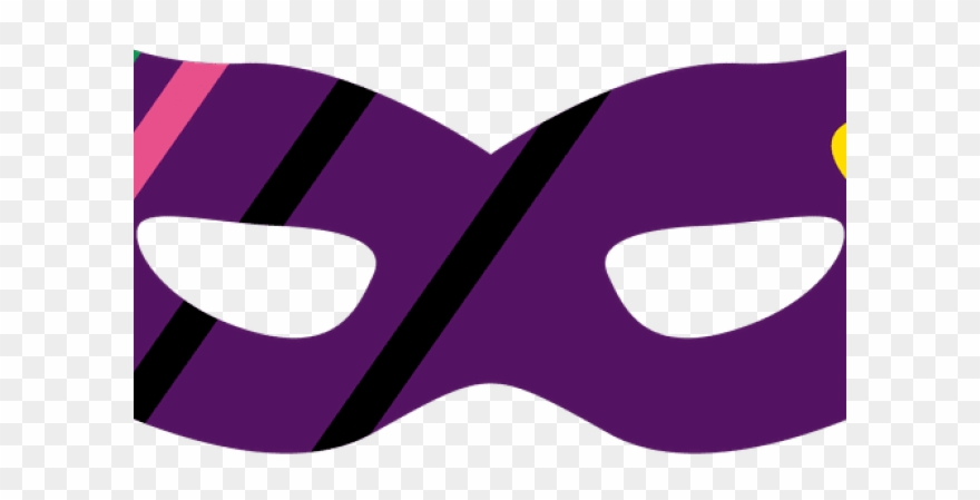Masks Clipart Purple - Png Download