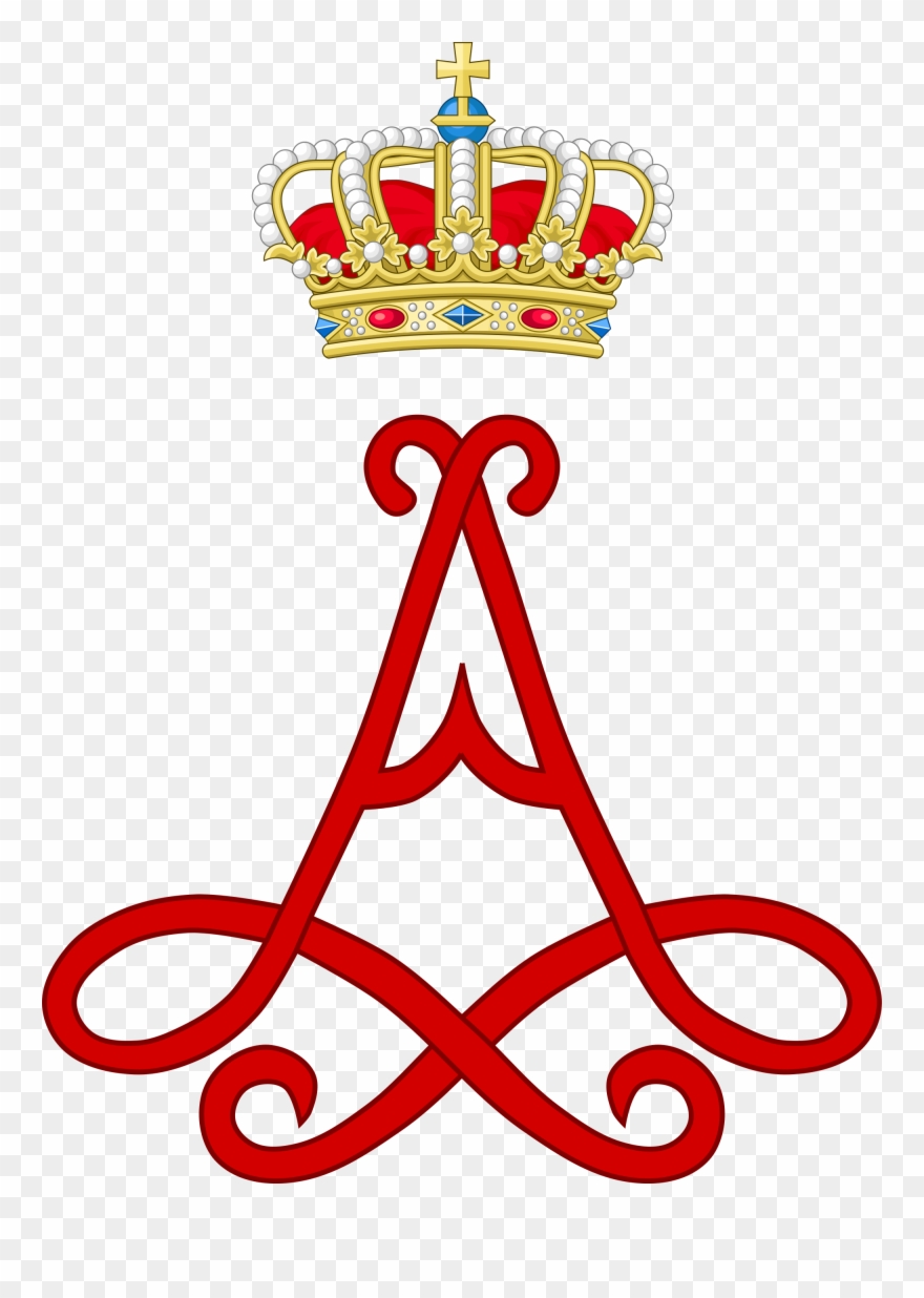 Open - Belgium Royal Monogram Clipart