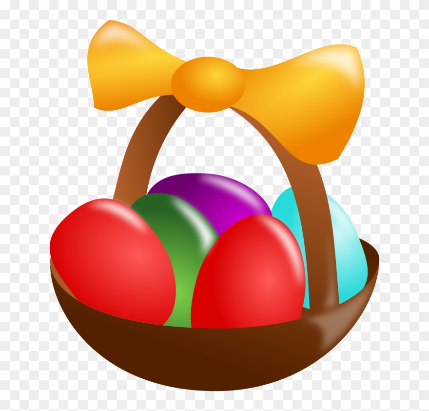 Clipart Of Ns And Colorful Egg - Png Download