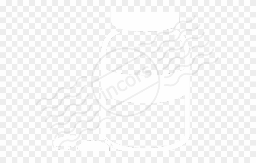 Pills Clipart Jar - Illustration - Png Download