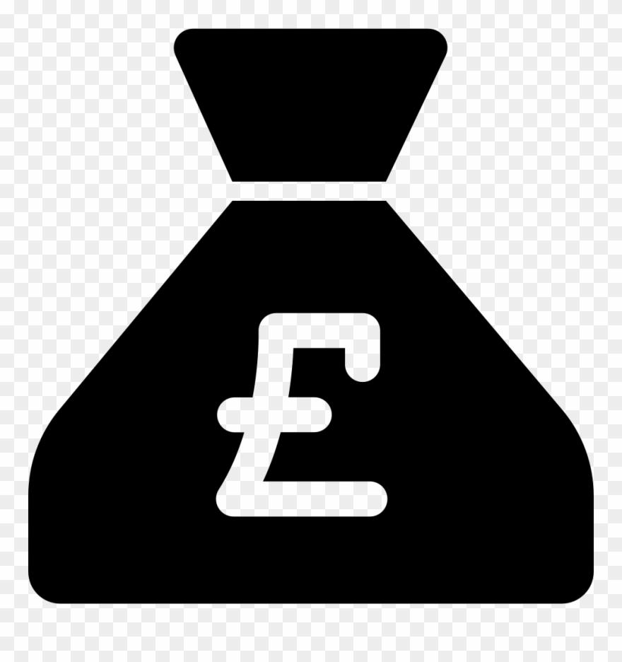Pounds Money Bag Comments - Money Bags Clip Art - Png Download