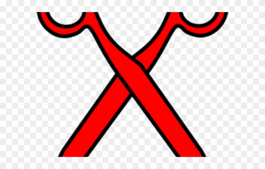 Scissor Clipart Red Scissors - Png Download
