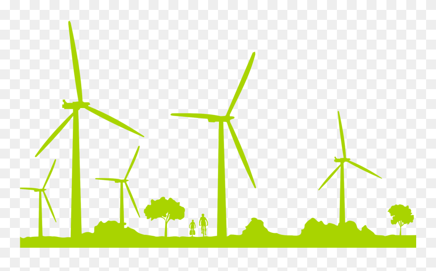 Turbine Clipart Solar Energy - Transparent Background Wind Turbine Png