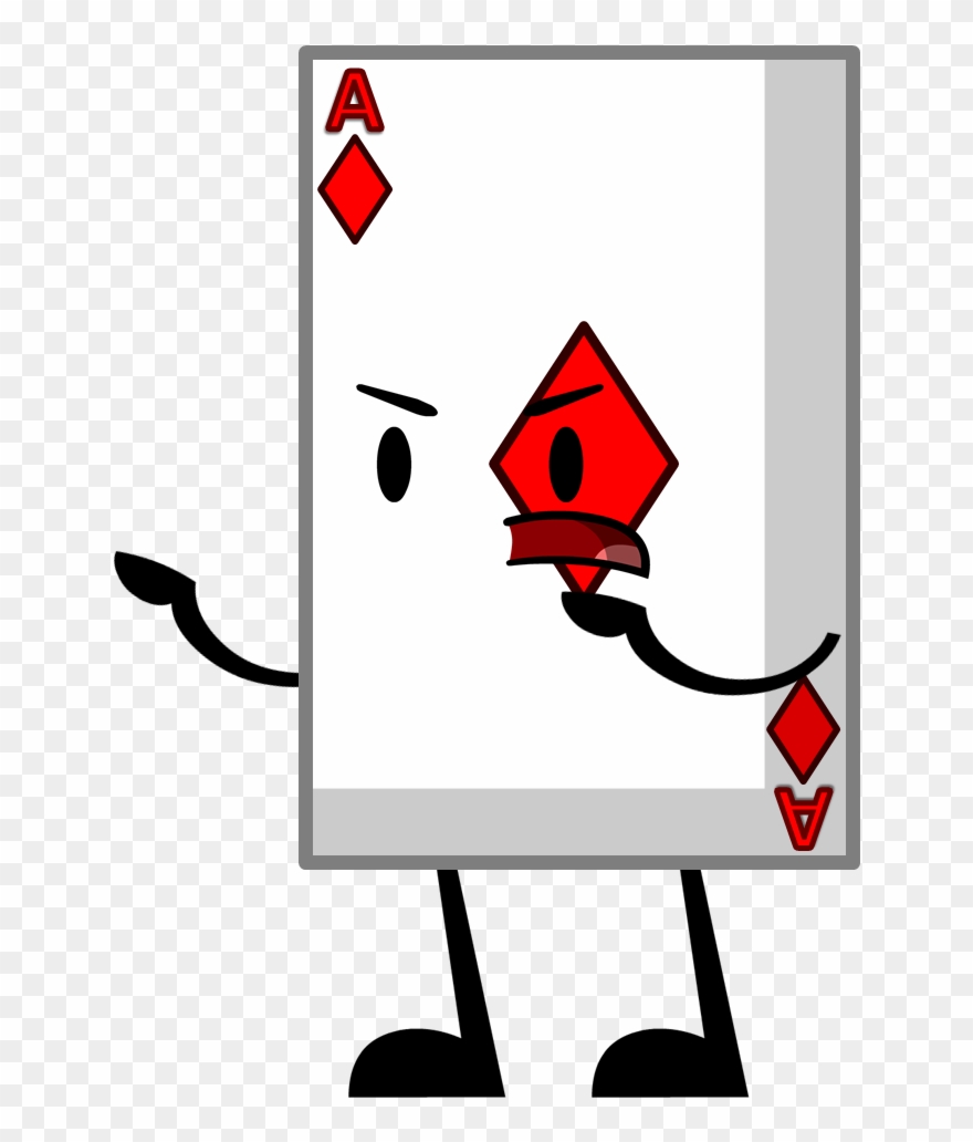 Bfdi Card , Png Download - Bfdi Playing Card Clipart