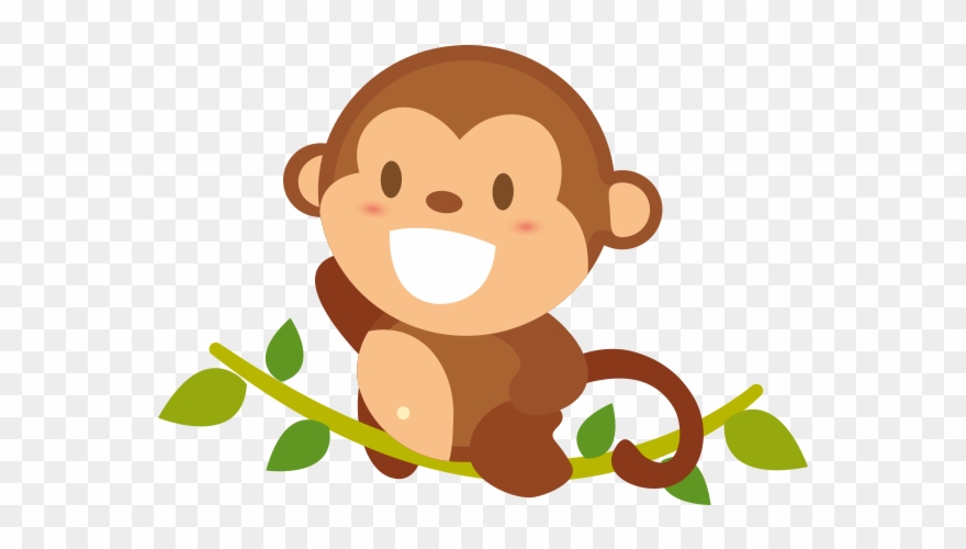 Smiley Monkey2 - 猴子 Png Clipart