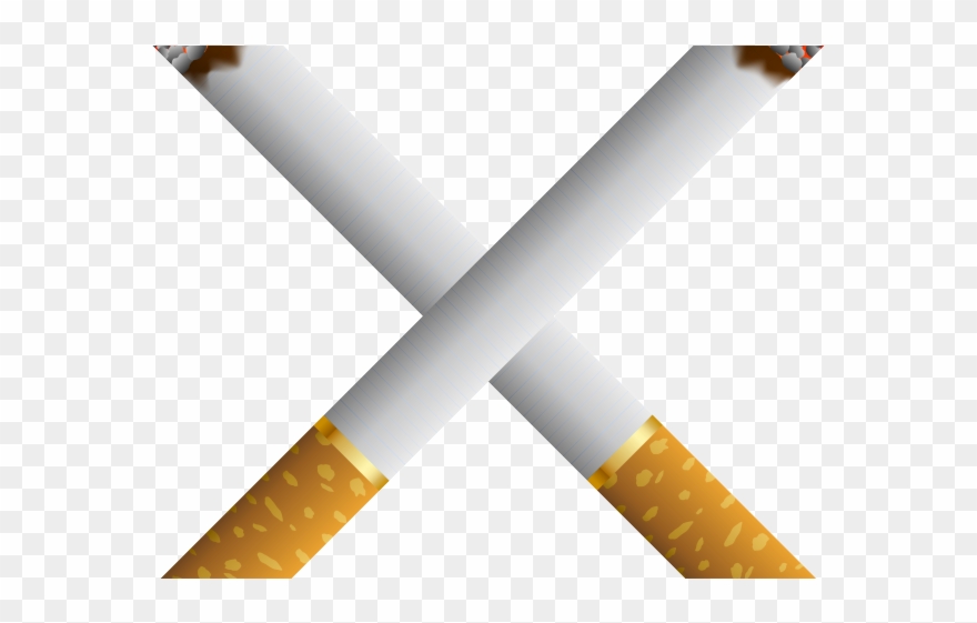 Cigarette Clipart Smoking Cigarette - Clip Art - Png Download
