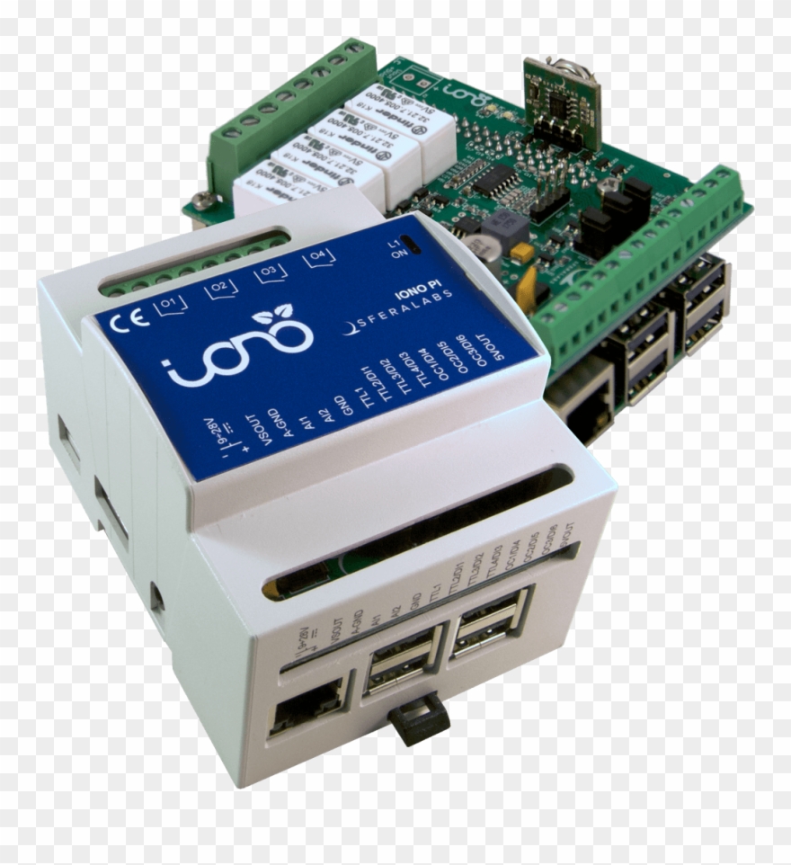 A Professional Input/output Expansion For Raspberry - Raspi Plc Clipart