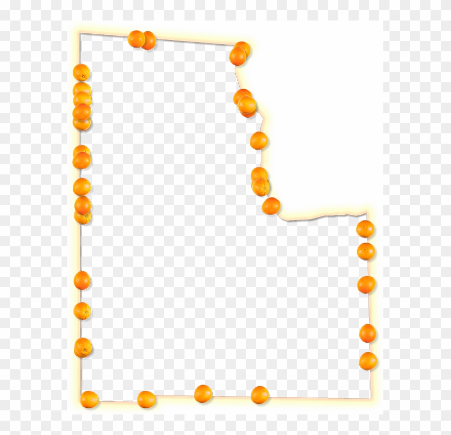 A Map Of Baker With A Yellow-orange Glow Border And Clipart