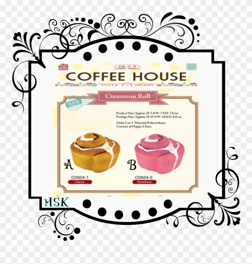 Coffee House Cinnamon Roll Squishy - Squishy Mini Bun Kibru Clipart