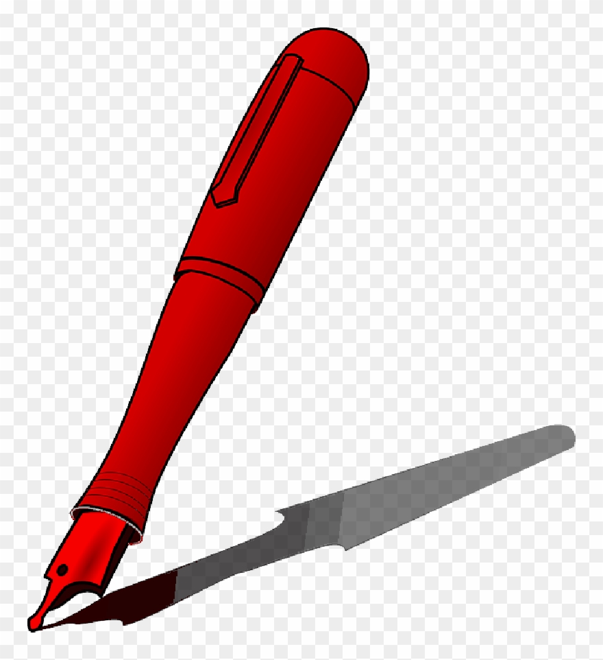Paper And Pen Clipart , Png Download - Cartoon Image Of Pen Transparent Png