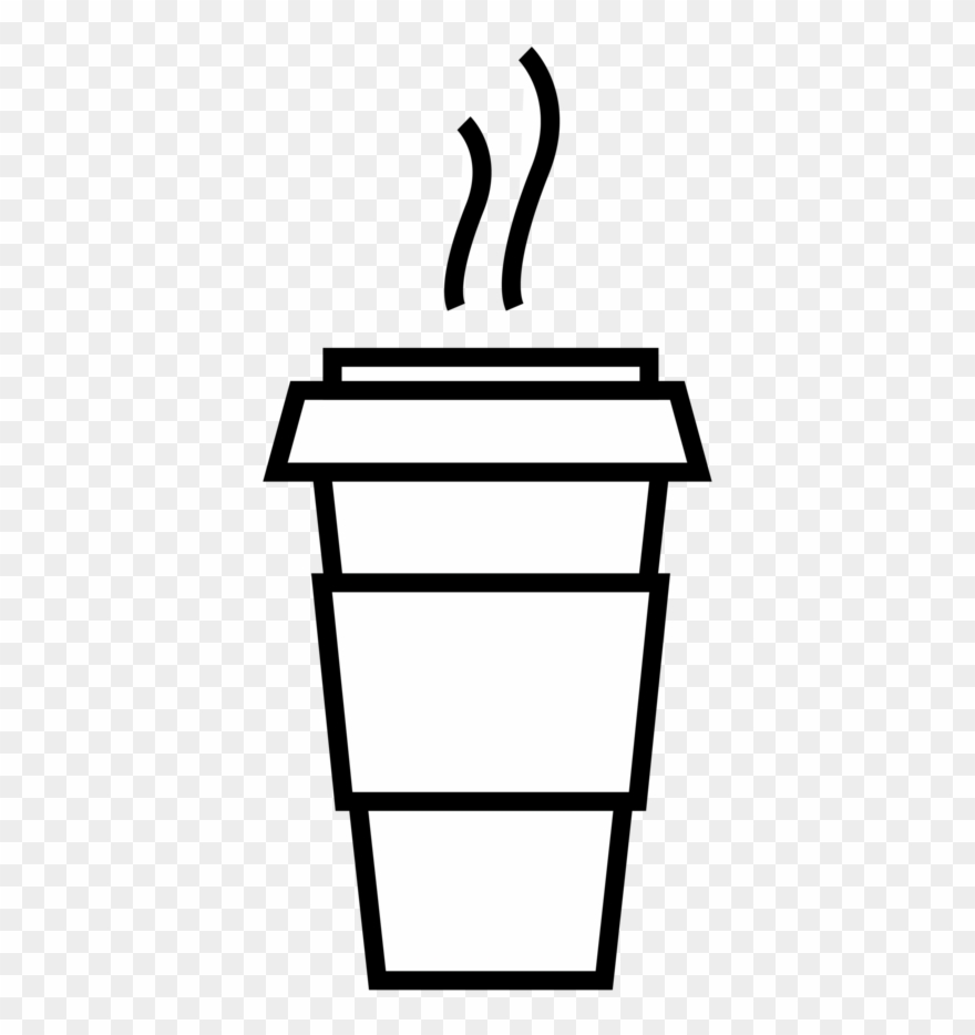 Fuel Cafe-01 - Cup Of Noodle Outline Clipart
