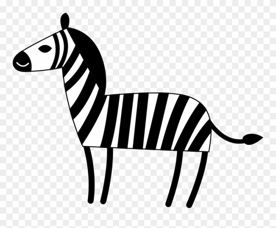 Zebra - Vetor Zebra Clipart