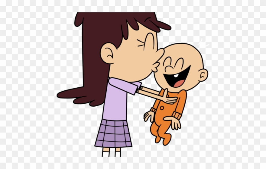 Lincoln Clipart Child - Loud House Baby Lincoln And Luna - Png Download