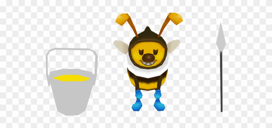 Download Zip Archive - Super Mario Galaxy Honey Bee Clipart