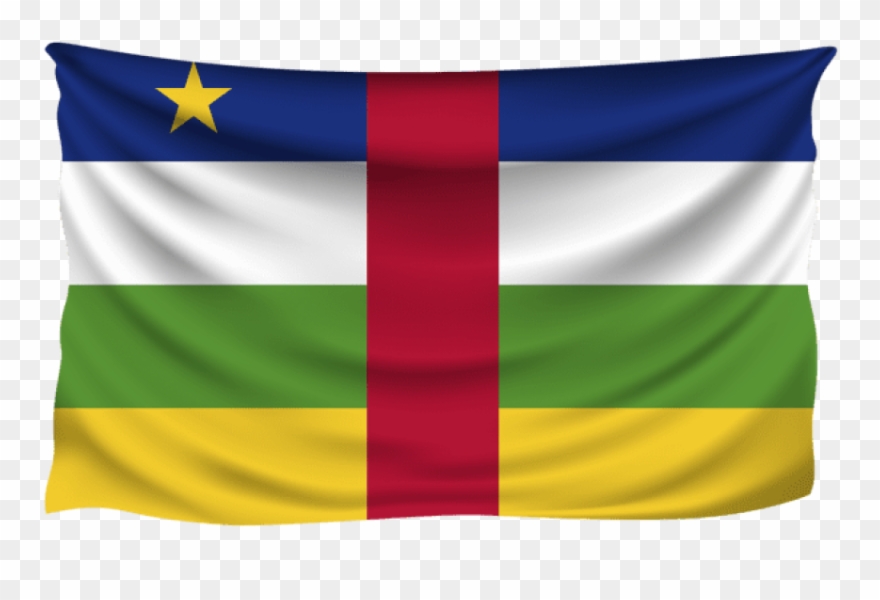 Download Central African Republic Wrinkled Flag Clipart - Flag Of The United States - Png Download