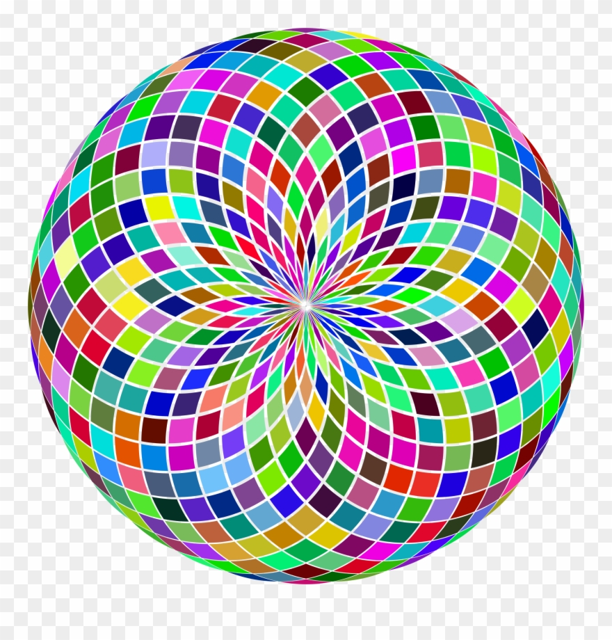 This Free Icons Png Design Of Prismatic Geodesic Sphere Clipart