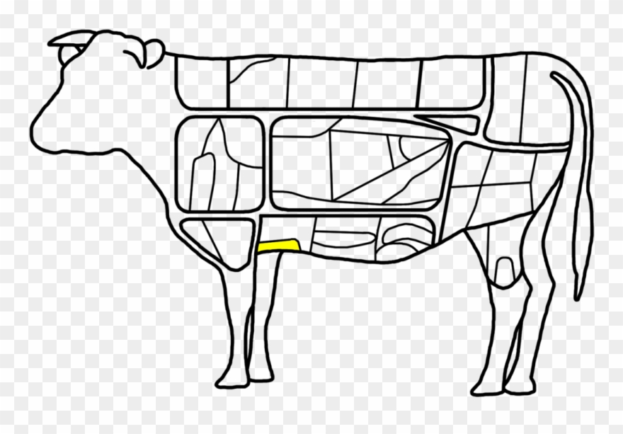 Korean Cuts Of Beef - Cut Of Beef Clipart