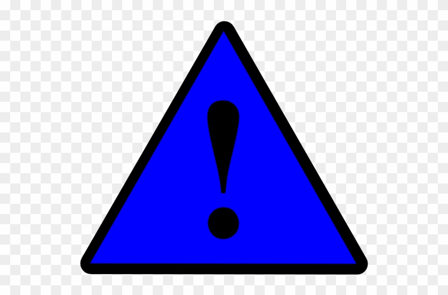 Black Blue Black Warning 1 Svg Clip Arts 600 X 534 - Png Download