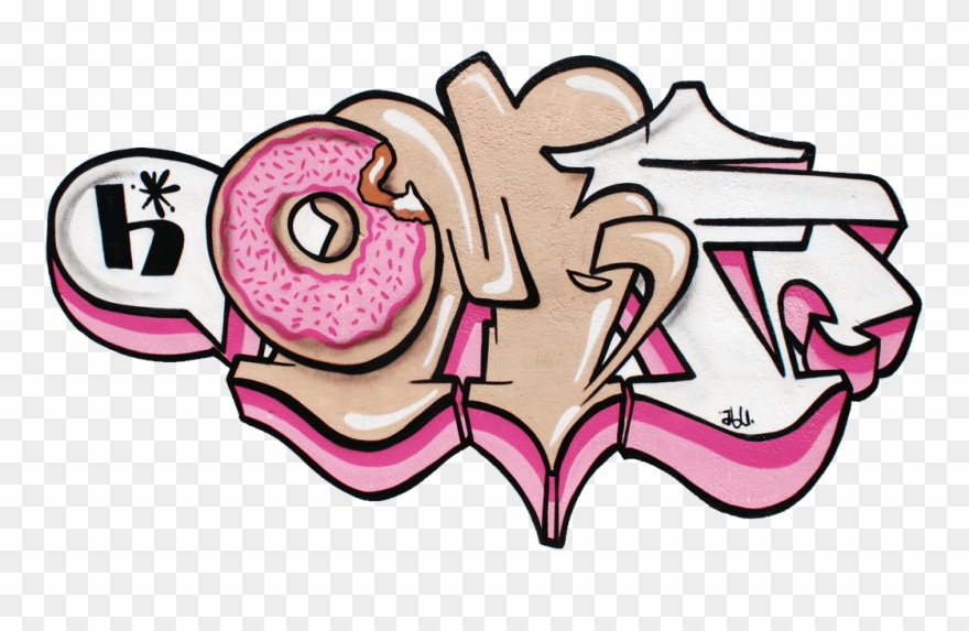 Irony Fabian Suarez - Transparent Pink Graffiti Clipart