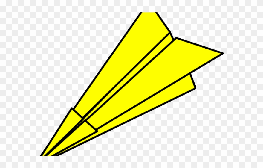 Jet Clipart Paper - Paper Plane - Png Download
