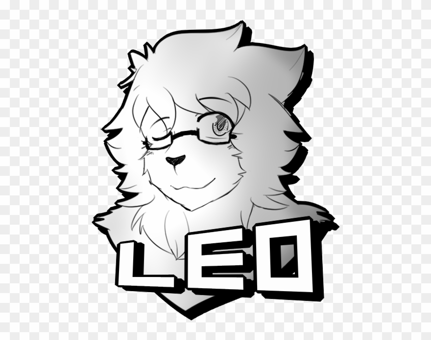 Snow Lion Does A Wink - Cartoon Clipart