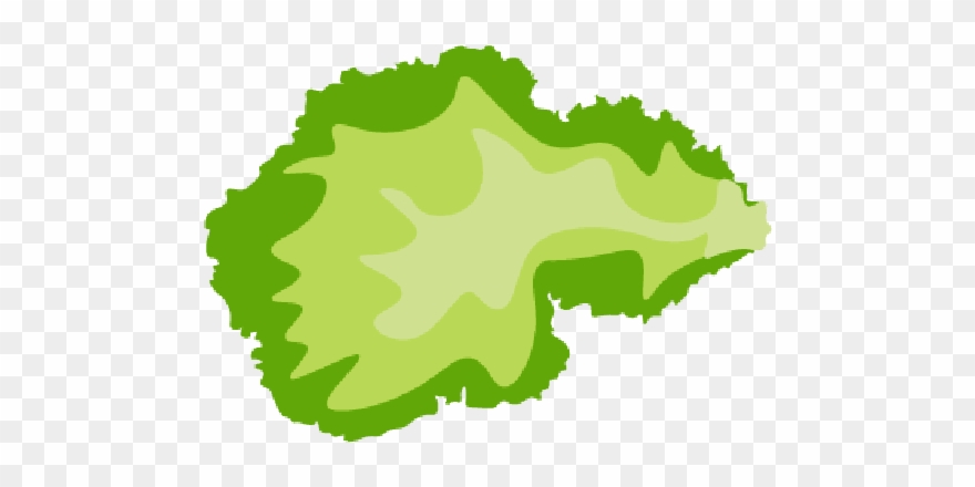 Responsive/skrollr Template - Slice Of Lettuce Clipart - Png Download