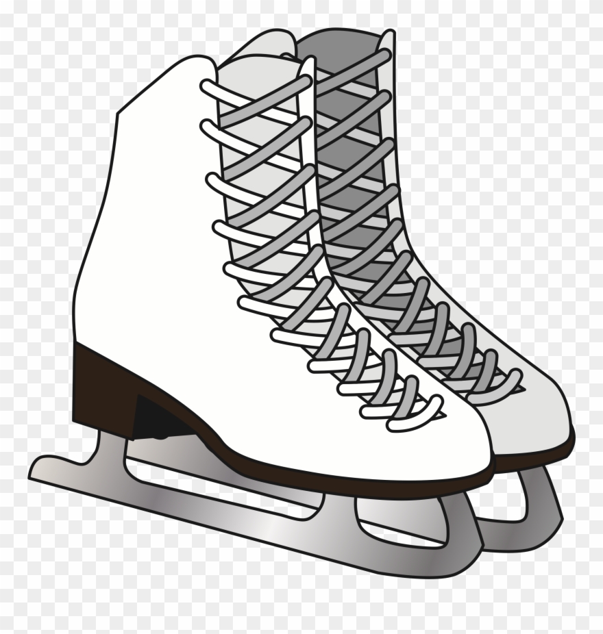 Big Image - Figure Skate Clipart