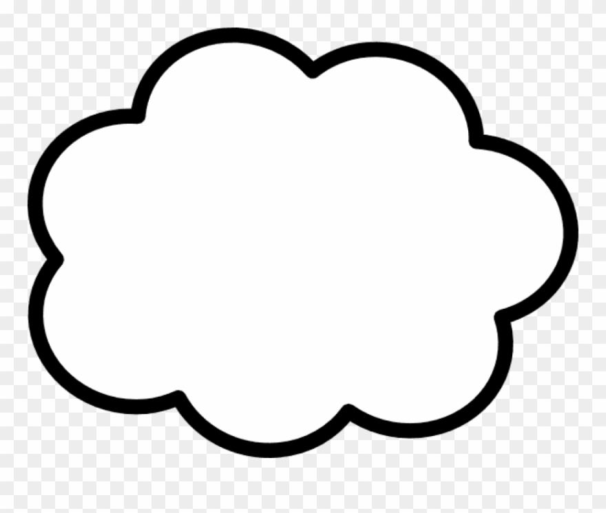 Free Png Download Thinking Cloud Png Png Images Background - Heart Clipart