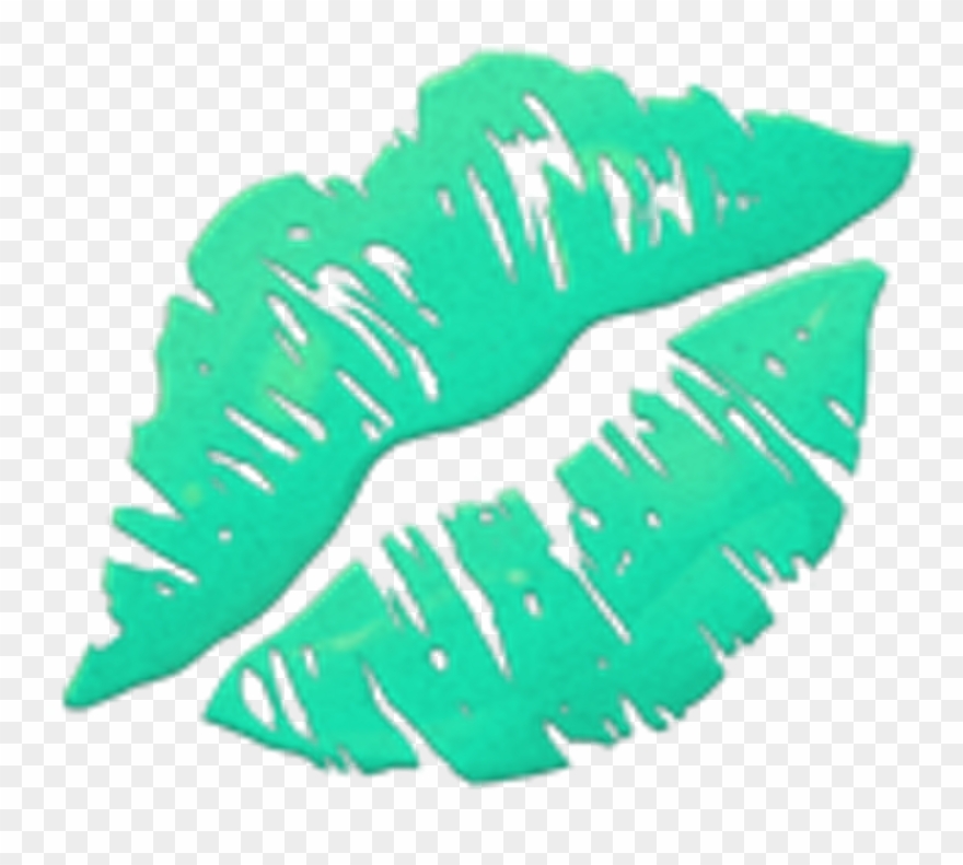 Emoji Sticker - Transparent Emoji Kiss Lips Clipart