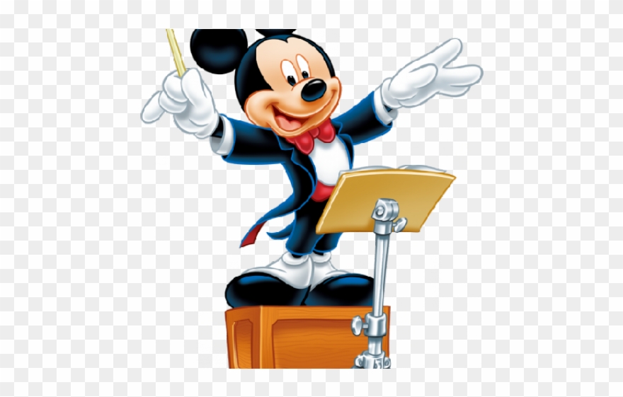 Fireworks Clipart Mickey Mouse - Mickey Mouse Conductor Music - Png Download