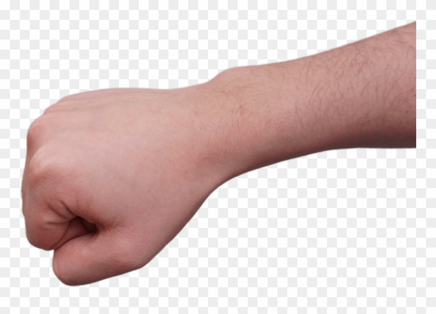 Clenched Fist And Forearm - Thumb Clipart
