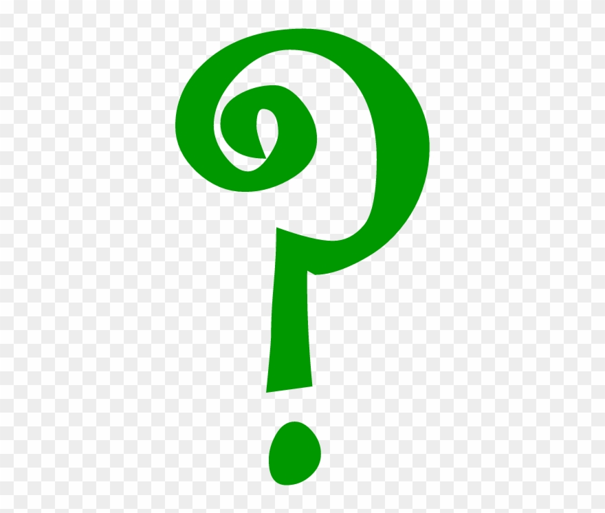 Question Mark Clipart Lime Green - Signo De Interrogacion Verde - Png Download