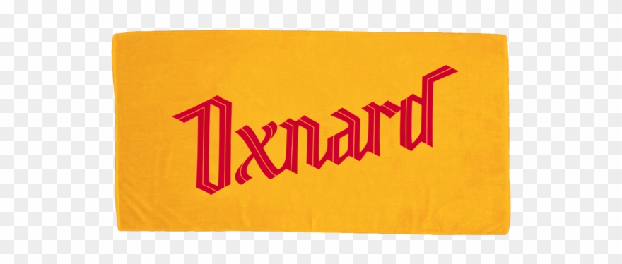 Oxnard Beach Towel Digital Album - Orange Clipart