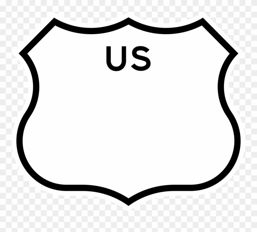 Us Blank Wide - U.s. Route 101 In California Clipart