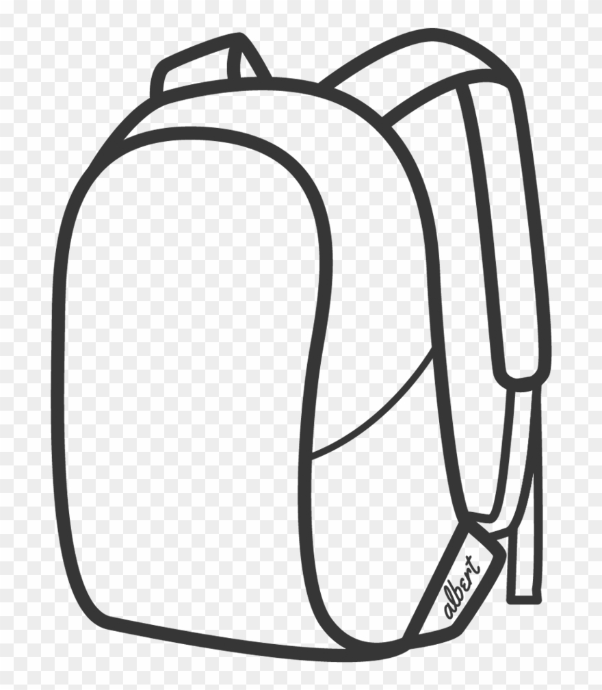 Albert Waterproof Backpacks - Backpack Clipart
