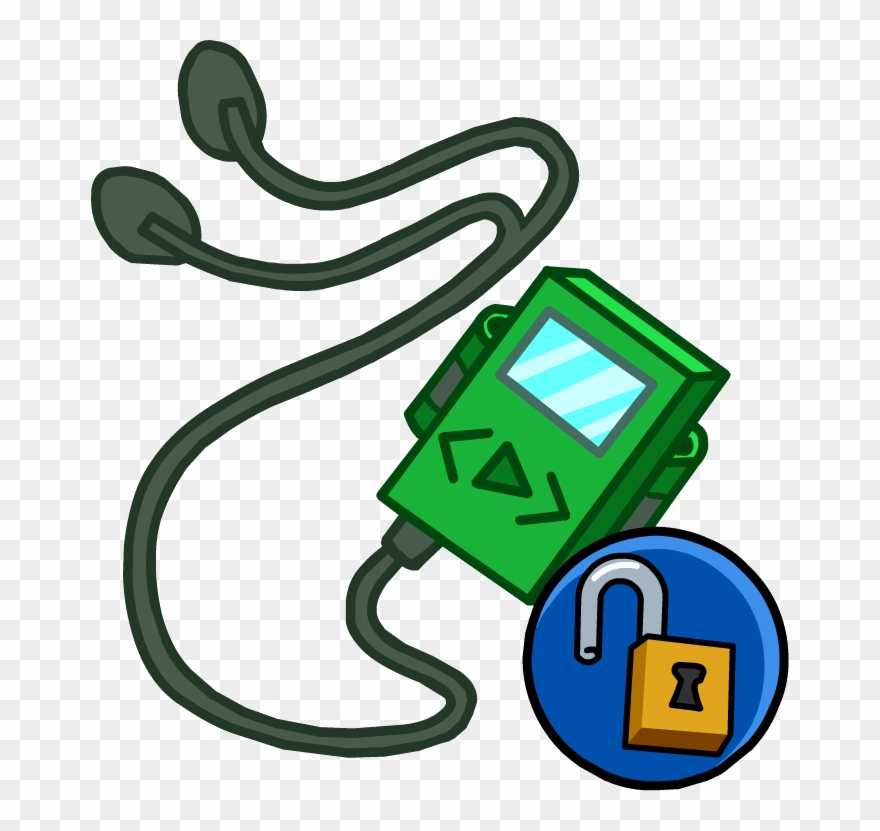 Mp3000 Workout - Club Penguin Mp3 Clipart