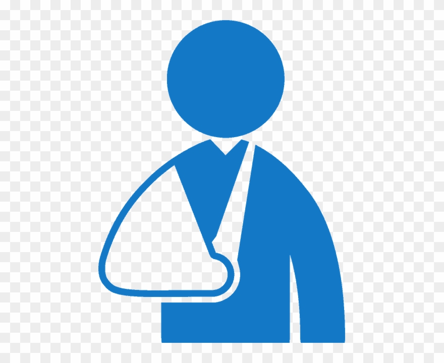 Broken Arm Work Accident Victim Question - Injury Clipart Png Transparent Png