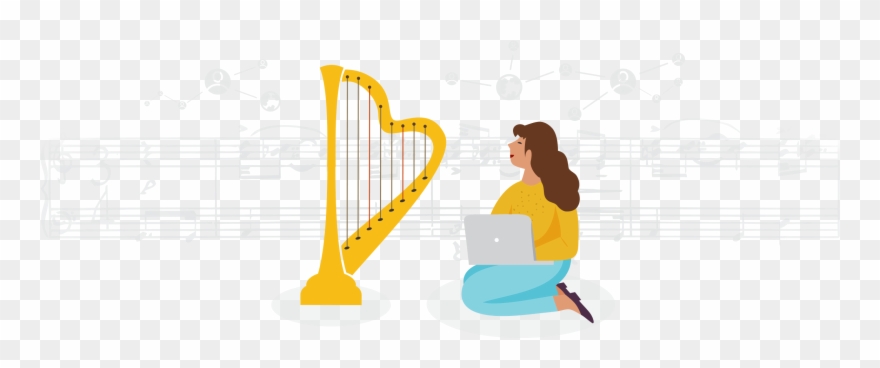 Our Mission Is To Connect Harpists Worldwide And Lift - Illustration Clipart