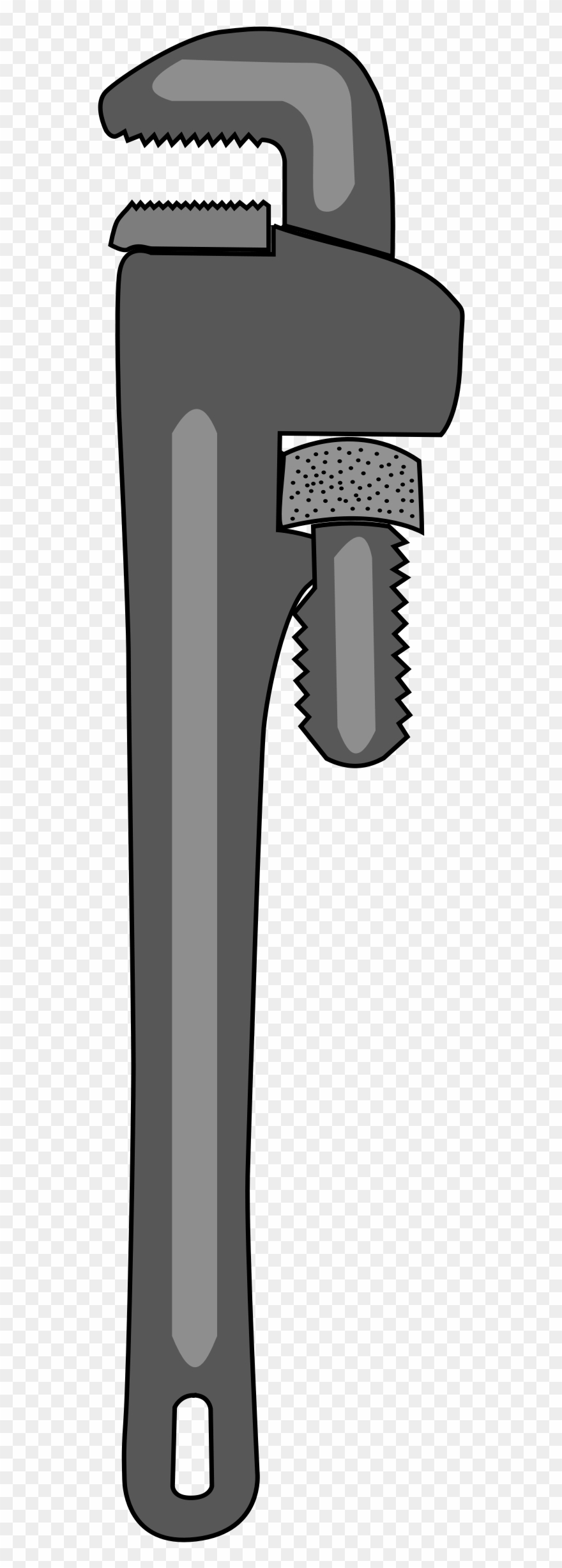 Wrench Clipart - Pipe Wrench Clip Art - Png Download