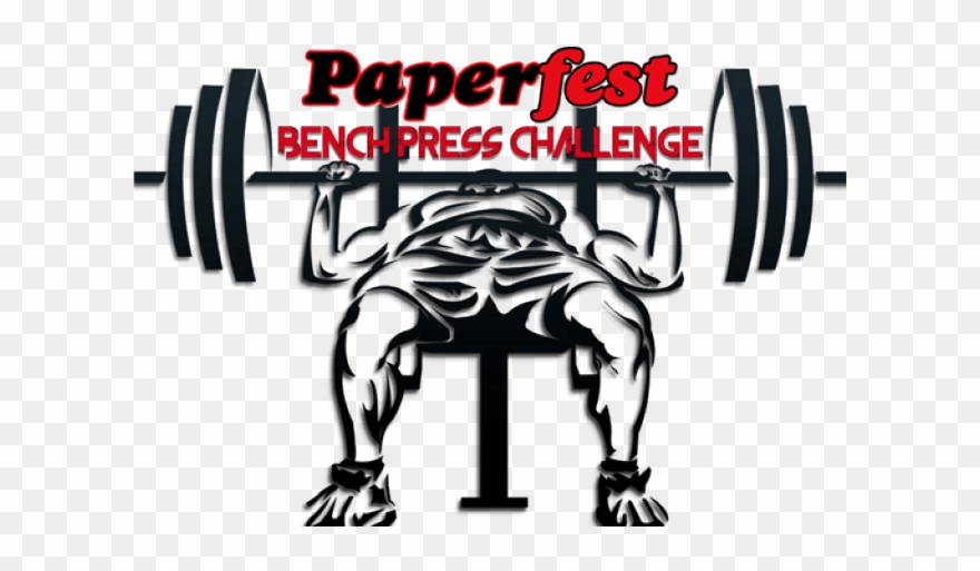 Exercise Bench Clipart Family Fitness - Weight Lifting Clipart Bench Press - Png Download