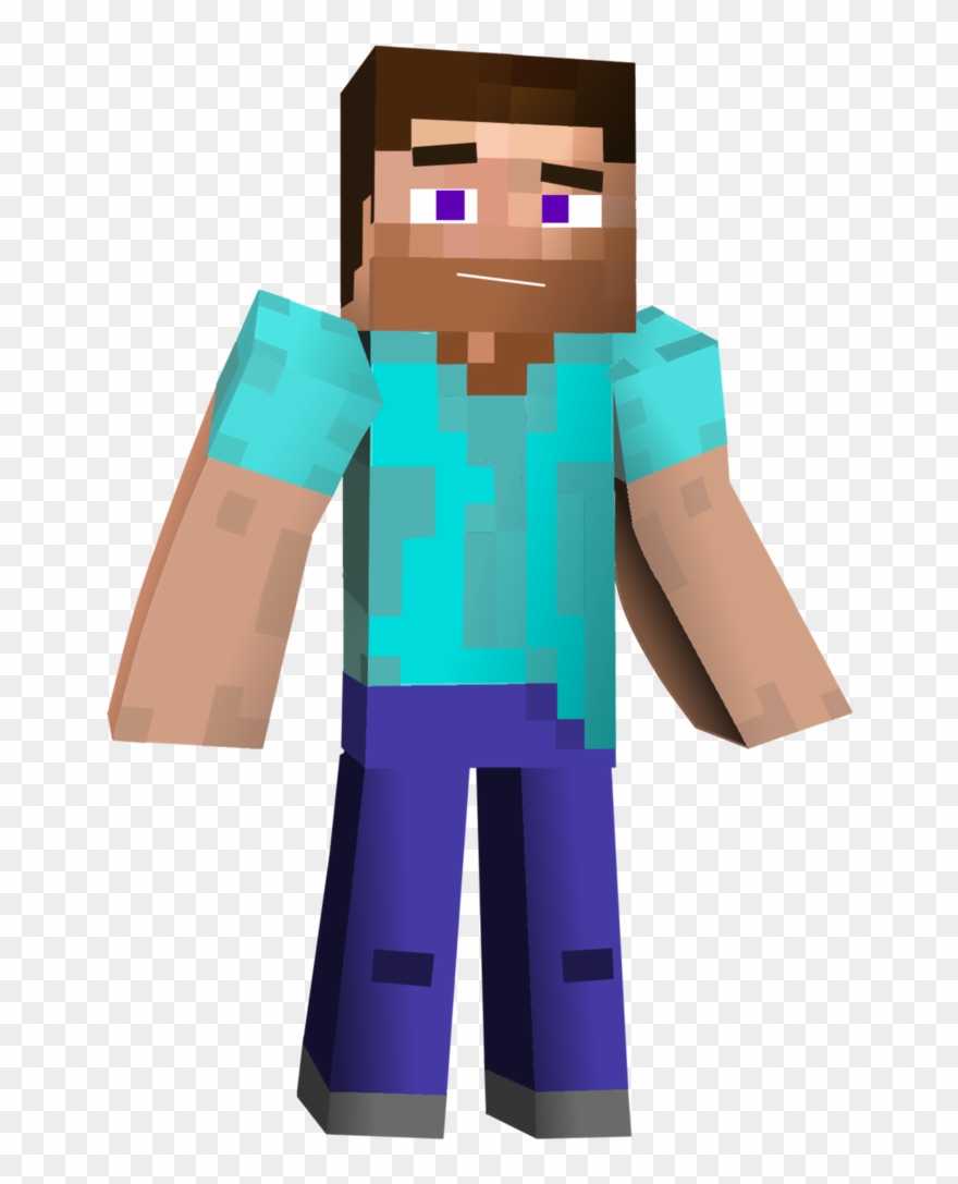 730 X 1095 3 - Minecraft Steve 3d Png Clipart