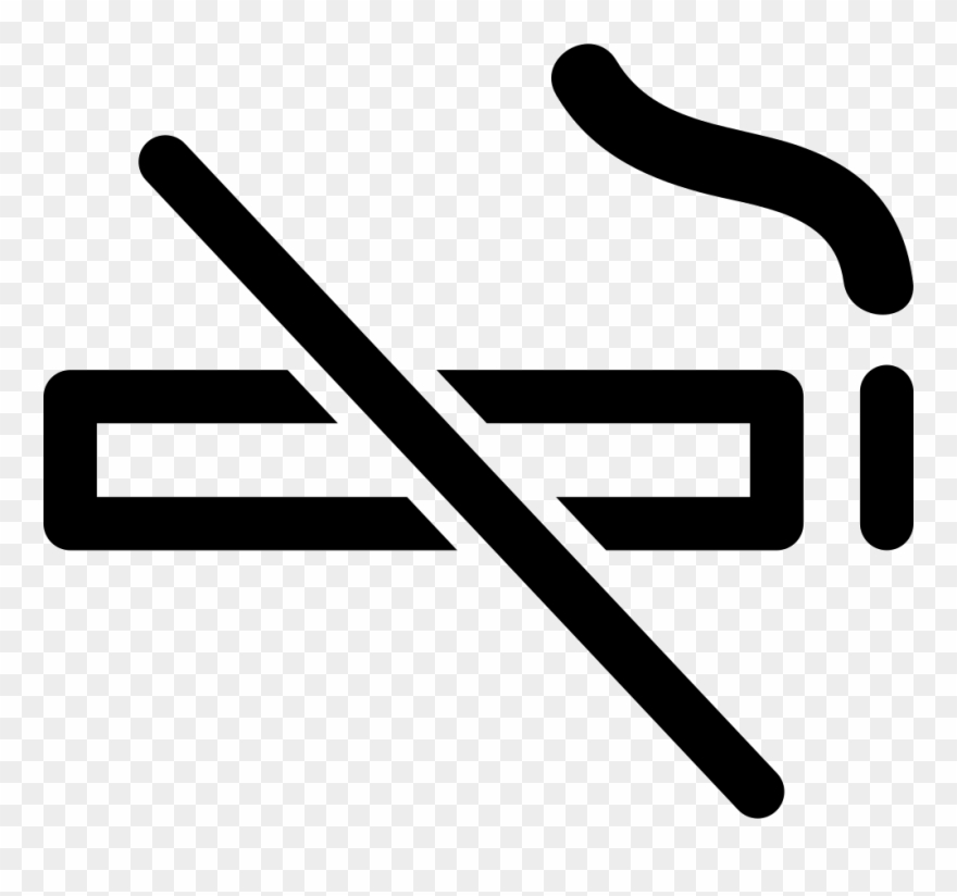 Smoking Not Allowed Symbol Comments - Dont Smoke Icon Clipart