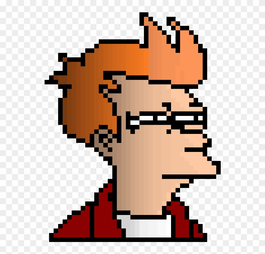 Fry From Futurama - Fry Futurama Pixel Art Clipart