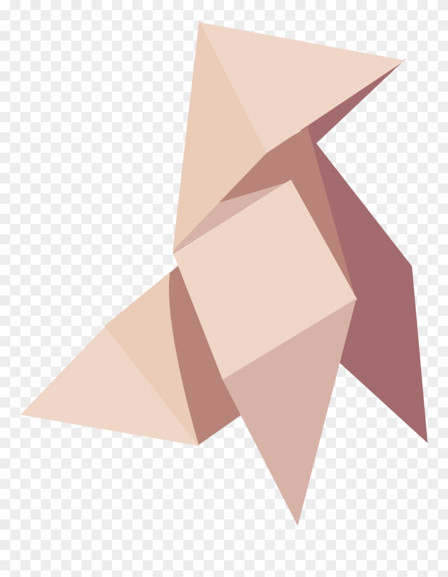 Clipart Birdie Paper - Origami De Papel Png Transparent Png