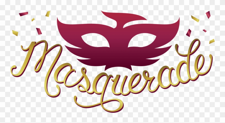 The Masquerade - Masquerade In Cursive Clipart