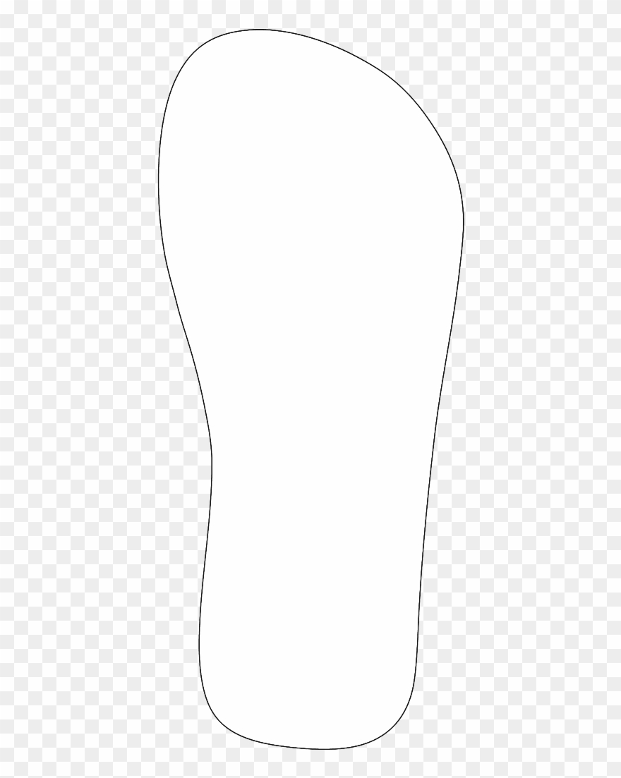 Personalized Flip-flops For Kids - Silhouette Clipart