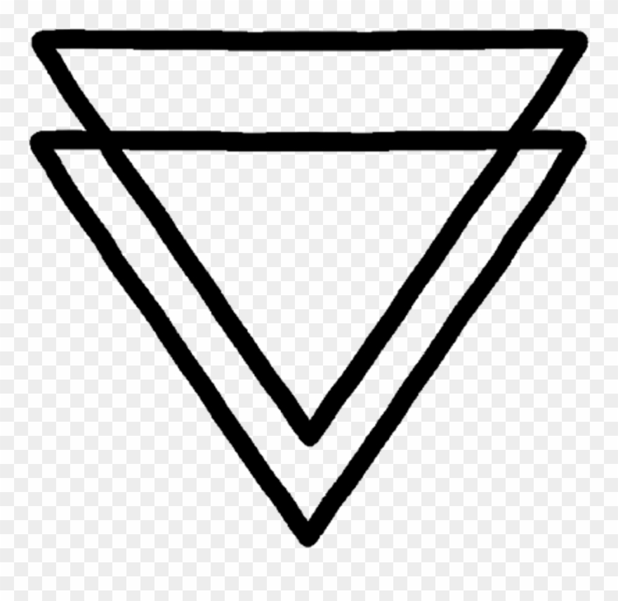 Overlay Hipster Arrow Triangle Black Cool Freetoedit - Overlays Png Clipart
